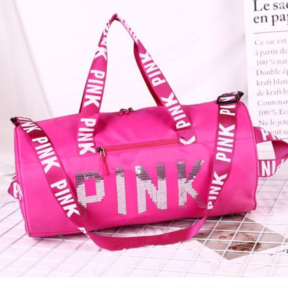 Pink Duffle Bag